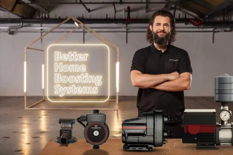 Perfecte waterdruk overal in huis: Grundfos drukverhogers